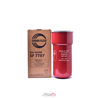 D155 فیلتر روغن سرکان بلدوزر کوماتسو